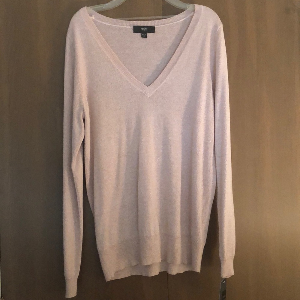 Light Pink v neck sweater
